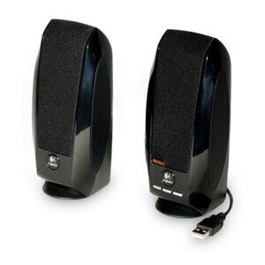 LOGITECH S150‎ 2.0 Slimline Desktop USB Speaker System (Black)